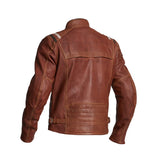 Herren Lederjacke Skalltorp von Halvarssons in Cognac, klassische Jacken-Design, aus hochwertigem Leder, detailreiche Verarbeitung.