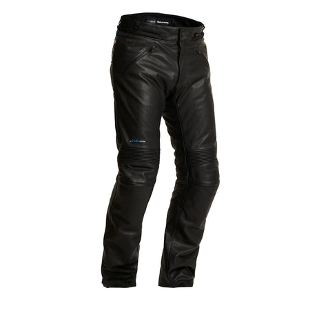 Schwarze Halvarssons Motorradhose Rinn Tourenhose aus strapazierfähigem Material mit protektoren für sicheren Motorradausflug