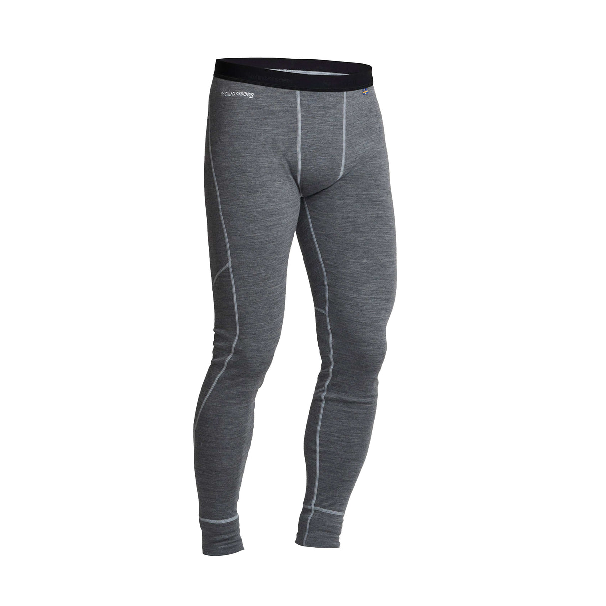 Dunkelgraue Halvarssons Thermohose Wolle Lang, Funktionsbekleidung aus warmem Wollmaterial, für kaltes Wetter geeignet