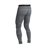 Halvarssons Thermohose Wolle Lang Grau, funktionale Woll-Lang Unterhose, zeigt das graue Material und die Passform der langen Thermohose
