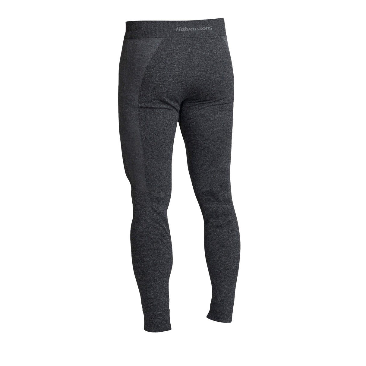 Halvarssons Core Seamless Thermohose in Schwarz, nahtlose Funktionsbekleidung für kalte Tage, eng anliegend und bequem.