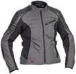 Damen Textiljacke Solberg von Halvarssons in Dunkelgrau und Schwarz, Touring-Jacke mit robustem Material und sportlichem Schnitt