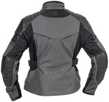 Damen Textiljacke Solberg von Halvarssons in Dunkelgrau und Schwarz, Tourenjacke mit atmungsaktivem Material und reflektierenden Details