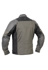 Halvarssons Motorradjacke Arvika in Schwarz und Grau, Tourenjacke mit robustem Material und reflektierenden Details.