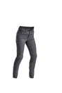 Damen-Hosen von Halvarssons, schwarze Nyberg Touring-Jeans mit robustem Material und passgenauem Schnitt.