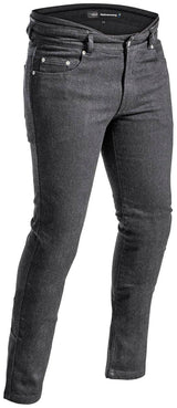 Schwarze Halvarssons Motorradjeans Nyberg für Touren, robuste Hosen mit Protektoren, ideal für Motorradfahrer, bequem und sicher