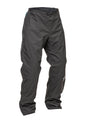 Schwarze Halvarssons Regenhose Bofallet aus wasserabweisender Regenbekleidung, auf einem modellierten Mann getragen