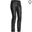 Damen Lederhose Halvarssons Rider Schwarz, klassische Hosen aus Leder mit Detailnähten und passender Passform.