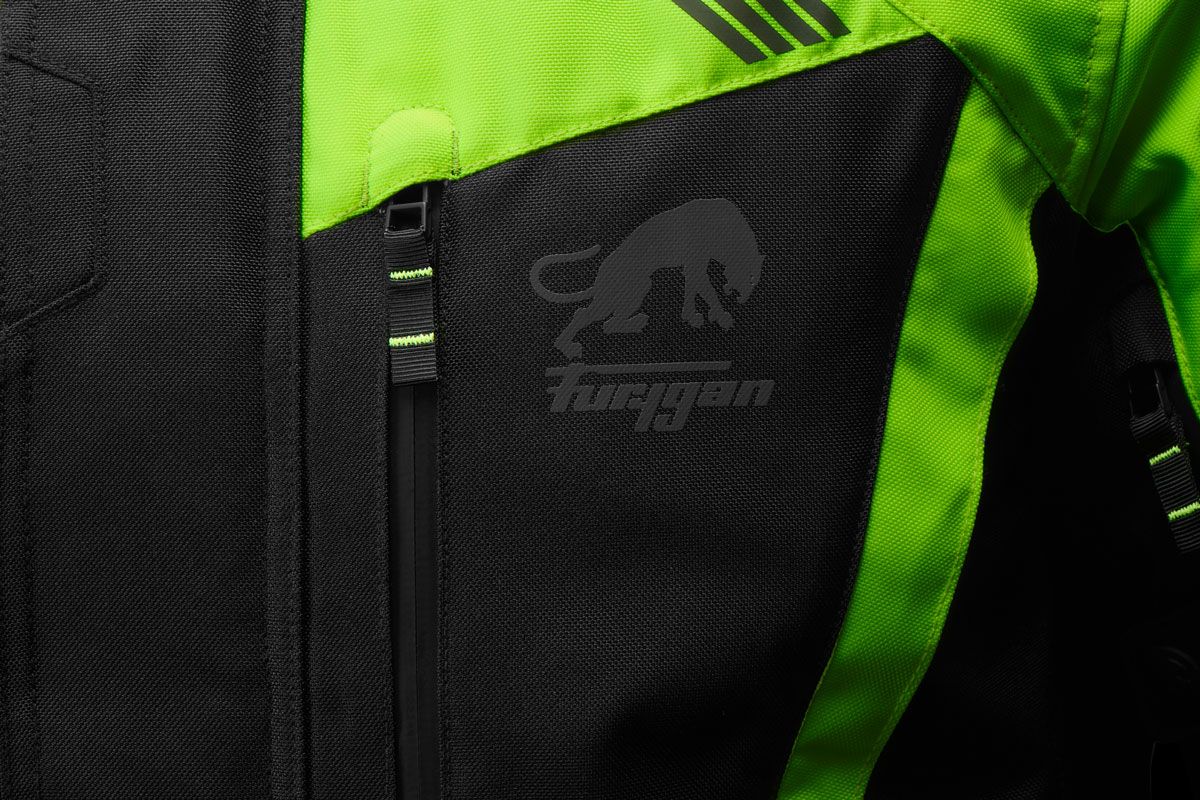 Furygan Jacke Apalaches Evo Schwarz-Neongelb