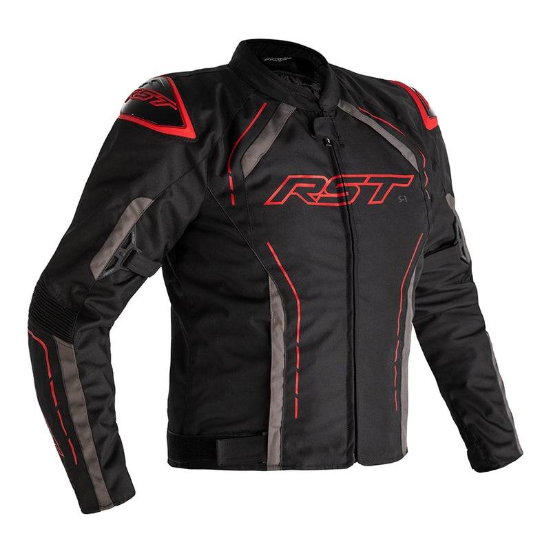 RST S-1 Motorradjacke Textil Schwarz/Grau/Rot