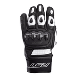 Weiße RST Freestyle II Motorradhandschuhe aus Leder, bequem und schützend für Motorradfahrer, abgebildet im Produktbild.