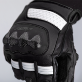 Weiße Leder Motorradhandschuhe RST Freestyle II mit robustem Design und bequemer Passform, für sicheren Schutz beim Fahren.
