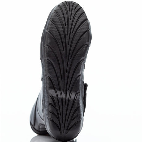 Schwarze Damen-Motorradstiefel RST Axiom, wasserdicht und touring-tauglich, mit robustem Design und profilierter Sohle.