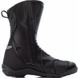 Schwarze RST Axiom wasserdichte Motorradstiefel für Touring, robustes Design mit Schutzfunktion, auf dem Bild zu sehen
