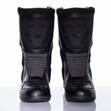 Schwarze RST Pathfinder wasserdichte Motorradstiefel für Adventure-Touren, robustes Design, mit strapazierfähigem Material.