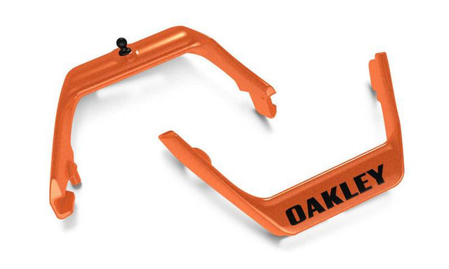 OAKLEY Airbrake Outriggers in metallic-orange, Ersatzteile-Brillen Zubehör, sichtbare Details und Materialbeschaffenheit