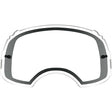 OAKLEY Airbrake Dual Ersatzscheibe aus Plutonite klar für Brille, zeigt die transparente Schutzscheibe in Nahaufnahme