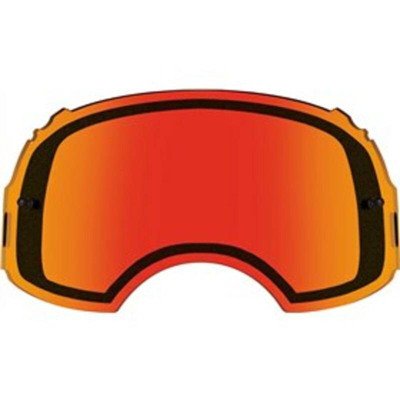 OAKLEY Airbrake Ersatzscheibe Plutonite Persimmon für Brille, klare Schutzscheibe mit orangefarbenem Tönungseffekt