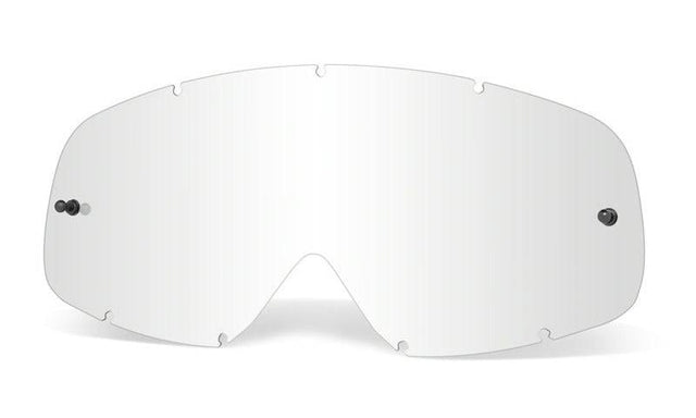 Klare OAKLEY XS O Frame Ersatzscheibe aus Lexan für Brillen, sichtbar in der Abbildung.