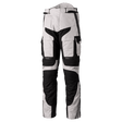 RST Adventure-X CE Textil-Motorradhose in Silber und Schwarz, strapazierfähige Hosen für Abenteuerfahrten, mit Protektoren.