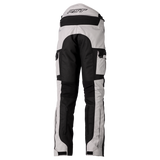 RST Adventure-X CE Textil-Motorradhose in Silber und Schwarz, robuste Hosen für Abenteuerfahrten, sichtbare Belüftungsöffnungen