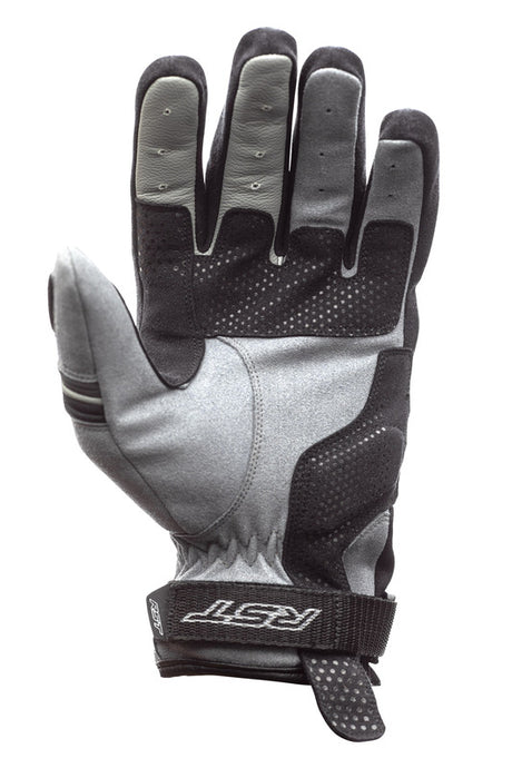 RST Adventure-X CE Leder Motorradhandschuhe Grau