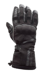 Schwarze RST Atlas WP CE Textil Motorradhandschuhe, langlebig und wasserdicht für sicheren Schutz beim Fahren
