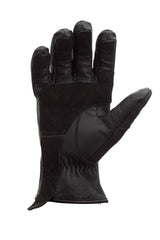 Schwarze RST Matlock CE Leder-Motorradhandschuhe mit Schutzpolstern und verstellbarem Handgelenk aus Leder