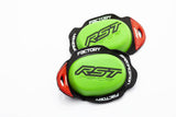 RST Factory Knieschleifer mit umgekehrtem Klettverschluss, robustes Bekleidungszubehör für Schutz und Komfort bei Motorradfahrten