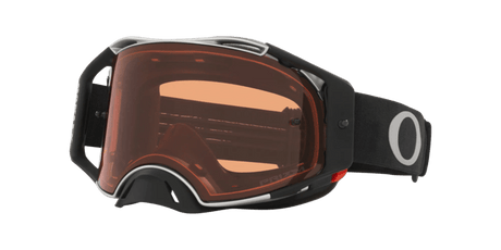 OAKLEY Airbrake® MX-Brille in Schwarz Gunmetal mit Prizm MX Bronze Linse, robustes Design für Motocross.