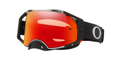 OAKLEY Airbrake® MX-Brille mit schwarzem Tuff Blocks Rahmen und Gunmetal Akzenten, Prizm MX Torch Iridium Linse, Schutzbrille für Motocross