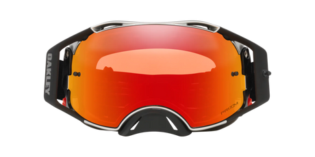 OAKLEY Airbrake® MX-Brille mit Tuff Blocks schwarz Gunmetal und Prizm Mx Torch Iridium Linse, Schutzbrille für Motocross