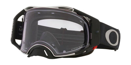 OAKLEY Airbrake MX Brille mit schwarzen Tuff Blocks Rahmen und Gunmetal-Details, Prizm MX Low Light Linse für Motocross.