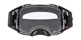 OAKLEY Airbrake MX-Brille mit schwarzen Tuff Blocks Rahmen und Gunmetal-Details, Prizm MX Low Light Linse sichtbar