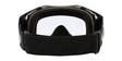 OAKLEY Airbrake MX-Brille mit Tuff Blocks schwarz Gunmetal und Prizm MX Low Light Lens, Schutzbrille für Motocross, Blick durch Brille