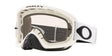 OAKLEY O Frame 2.0 Pro MX-Brille in mattem Weiß mit klarer Linse, sportliche Schutzbrille für Motocross.
