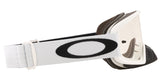 OAKLEY O Frame 2.0 Pro MX-Brille in mattem Weiß mit klarer Linse, geeignet für Motocross und Offroad-Fahrten