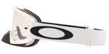 OAKLEY O Frame 2.0 Pro MX Brille in mattem Weiß mit klarer Linse, Schutzbrille für den Motorsport