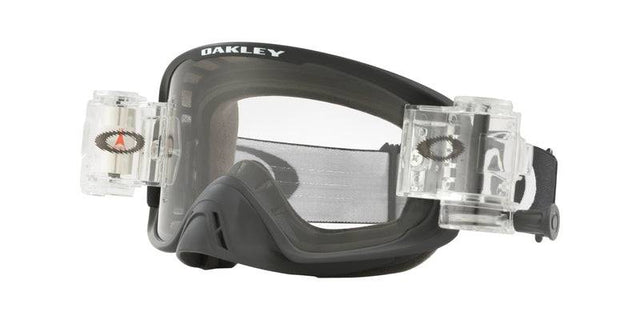 OAKLEY O Frame 2.0 Pro MX Brille Race-Ready, matte schwarz mit klarer Linse für Motocross und Offroad-Fahrten