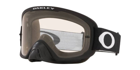 OAKLEY O Frame 2.0 Pro MX-Brille in mattschwarz mit klarer Linse für Motocross- und Offroad-Fahrten
