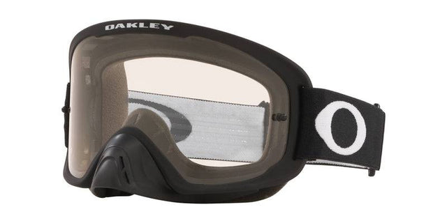 OAKLEY O Frame 2.0 Pro MX-Brille in mattschwarz mit klarer Linse für Motocross- und Offroad-Fahrten