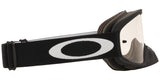 OAKLEY O Frame 2.0 Pro MX-Brille in mattschwarz mit klarer Linse, robustes Design für Motorsport.