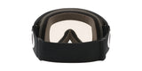 OAKLEY O Frame 2.0 Pro XS MX-Brille in mattschwarz mit klarer Linse, Schutzbrille für Motocross und Offroad.