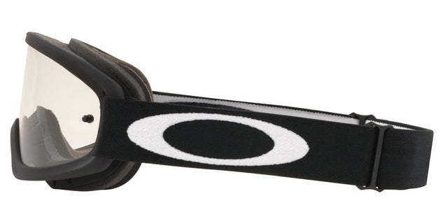 OAKLEY O Frame 2.0 Pro XS MX-Brille in mattschwarz mit klarer Linse, Schutzbrille für Motocross und Offroad.