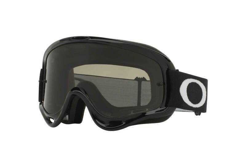 OAKLEY O Frame MX Brille in Schwarz mit dunklem grauen Lens, robuste Schutzbrille für den Motorsport