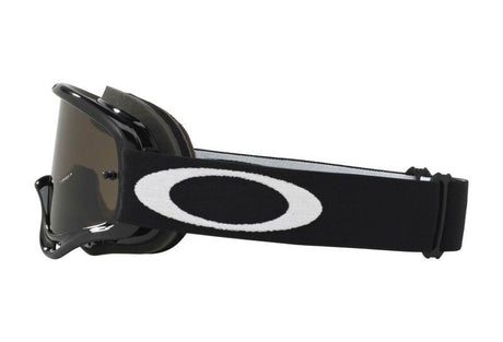 OAKLEY O Frame MX-Brille in Schwarz mit dunklem Graufilter, schützt die Augen beim Motocross, robuster Rahmen, sportliches Design