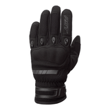 Schwarze RST Ventilator-X CE Motorradhandschuhe aus Leder mit Belüftung und knöchelprotektoren, für sicheren Motorradschutz.