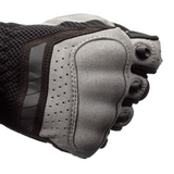 Silberne RST Ventilator-X CE Motorradhandschuhe aus Leder mit Belüftung und Schutz für den Motorradfahrer.