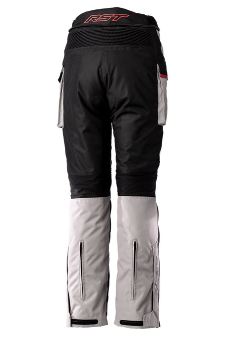 RST Endurance CE Textil-Motorradhose - Schwarz/Silber/Rot Kurze Motorradhosenbeine