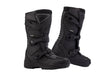 Robuste, schwarze RST Ambush Adventure Motorradstiefel aus wasserdichtem Material, ideal für Fahrten bei jedem Wetter.